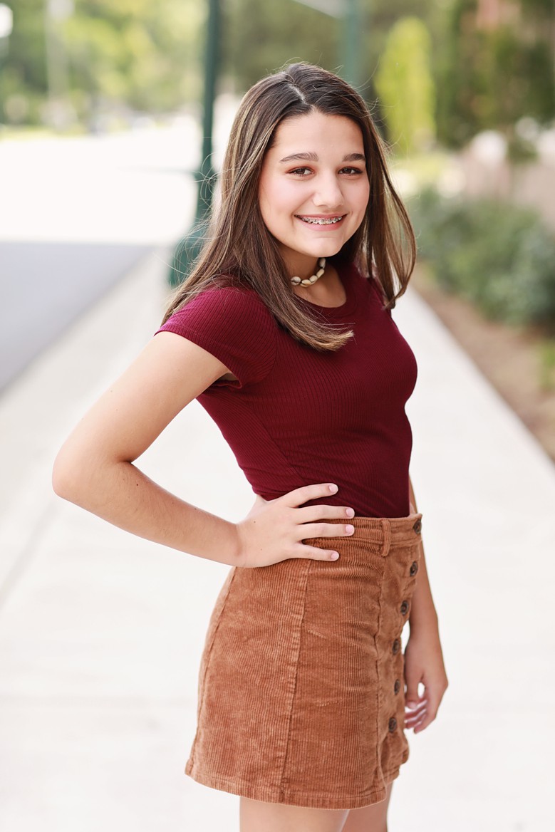 The best part about this is that she wanted to have these pictures made ‘with’ her braces on!! I LOVE that so so much! Braces are like a symbol of the middle school years and something to be celebrated …. straight teeth are in the future baby!!