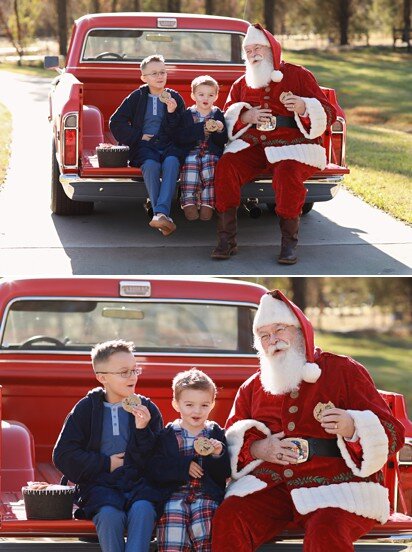 Cookies and milk make everyone say Ho Ho Ho!